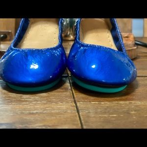 Tieks Sapphire Patent Size 9